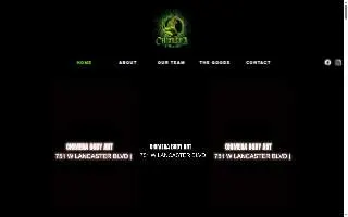 Chimera Body Art website