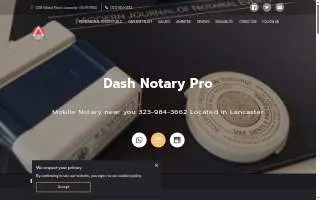 Dash Notary Pro website