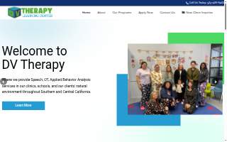 DV Therapy - Palmdale: Speech & ABA - Center and In-Home Services website