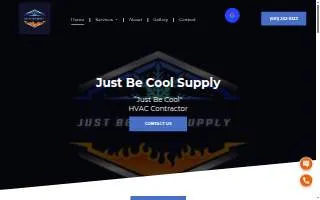 Just Be Cool Supply website