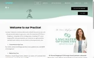 Lancaster Optometry website