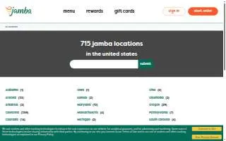 Jamba of Lathrop website