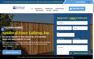 Sandoval Fence Lathrop