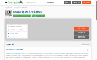 Cook's Doors & Windows
