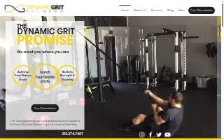 Dynamic Grit Fitness website