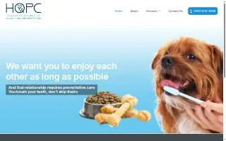 Hawthorne Quality Pet Care website