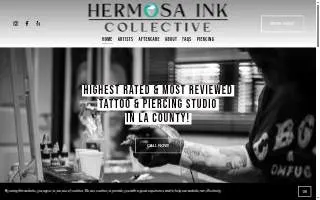 Hermosa Ink Collective: Tattoo & Piercing of Lawndale website
