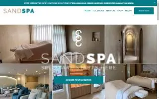 Sand Spa of Manhattan Beach website
