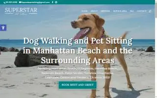 Superstar Pet Sitting of Hawaiian Gardens website