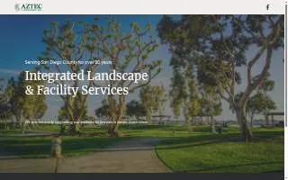 Aztec Landscaping, Inc. website
