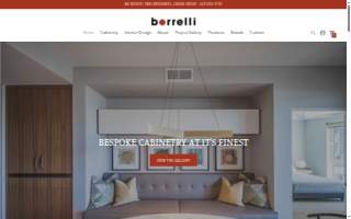 Borrelli Design & Cabinetry website