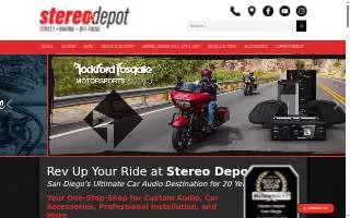 Stereo Depot San Diego website