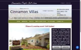 Cinnamon Villas website