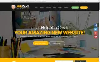 John Adams Web Design of Lemoore website