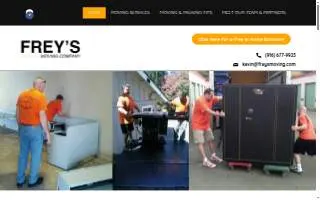 Frey's Moving Company website