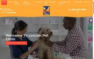 Lincoln Pet Clinic website