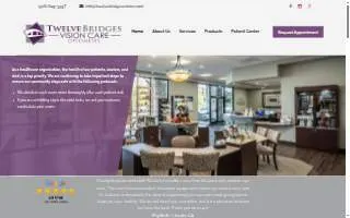 Twelve Bridges Vision Care website
