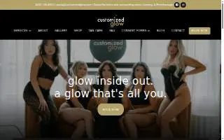 Customized Glow website
