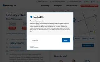 HearingLife of Lindsay website
