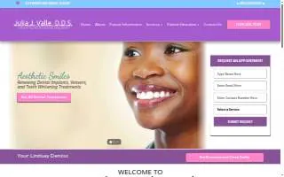 Lindsay Family Dental website