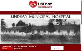 Lindsay Hospital District website