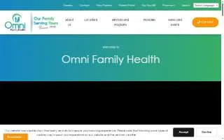 Omni Family Health | Lindsay Optometry Health Center website