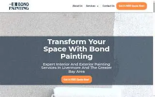 Bond Painting website