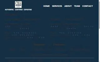 CMA Consulting website