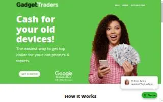 Gadget Traders website