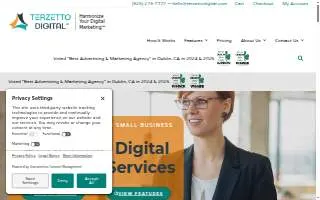 Terzetto Digital website