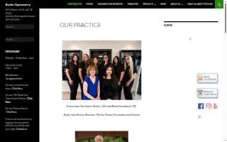 Burke Optometry website