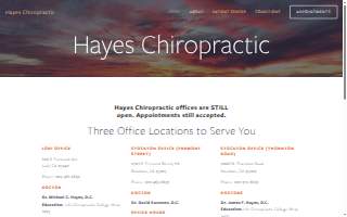 Hayes Chiropractic Offices