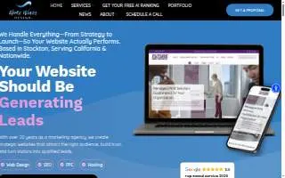 Make Waves Design of Lodi website