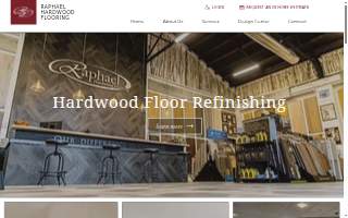 Raphael Hardwood Flooring website