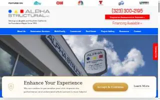 Alpha Structural, Inc. Orange County of Loma Linda website