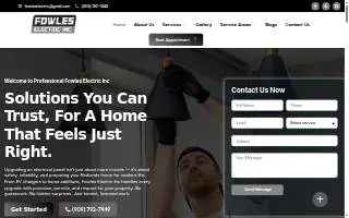 Fowles Electric Inc website