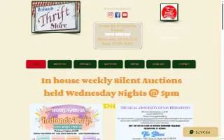 The Redlands Thrift Store of Loma Linda website