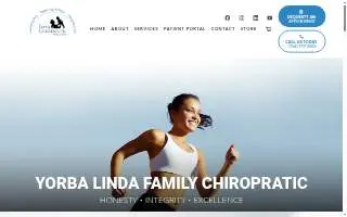 Yorba Linda Family Chiropractic of Loma Linda website