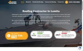 Deandre Roofing website