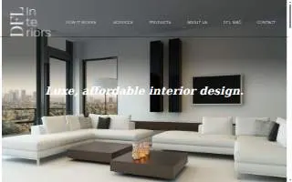 DFL Interiors website
