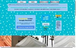 Eleganza Party Rentals Torrance website