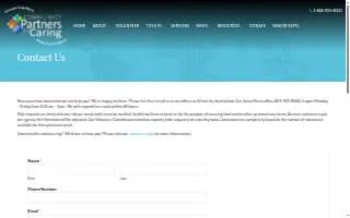 Community Partners In Caring website