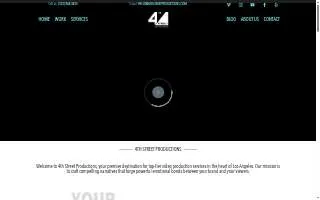 4th Street Productions website