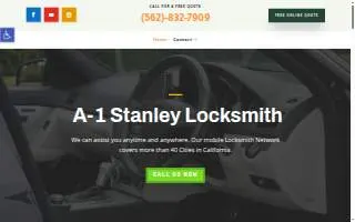 A1 Stanley Locksmith of Long Beach website