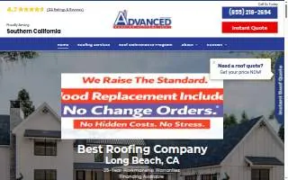 Advanced Roofing Systems Inc website