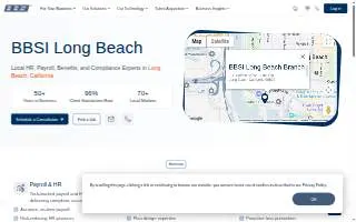 BBSI Long Beach website