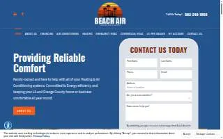 Beach Air of Long Beach website