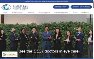 Beach Eye Medical Group - Long Beach website