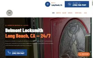 Belmont Locksmith website