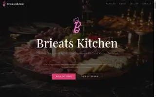 Brieats Kitchen website